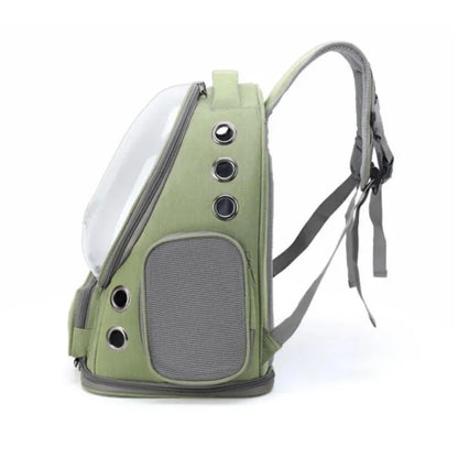 Transparent Cat Carrier Backpack – Breathable Travel Bag for Cats & Small Dogs