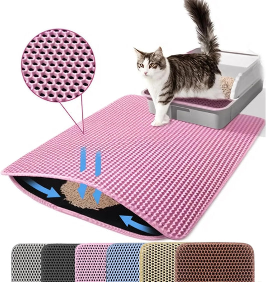 Cat Litter Trapping Mat – Waterproof, Non-Slip & Easy Clean