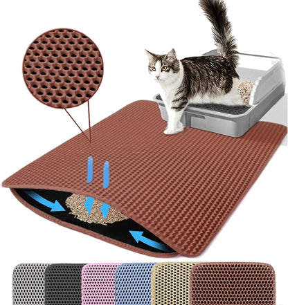 Cat Litter Trapping Mat – Waterproof, Non-Slip & Easy Clean